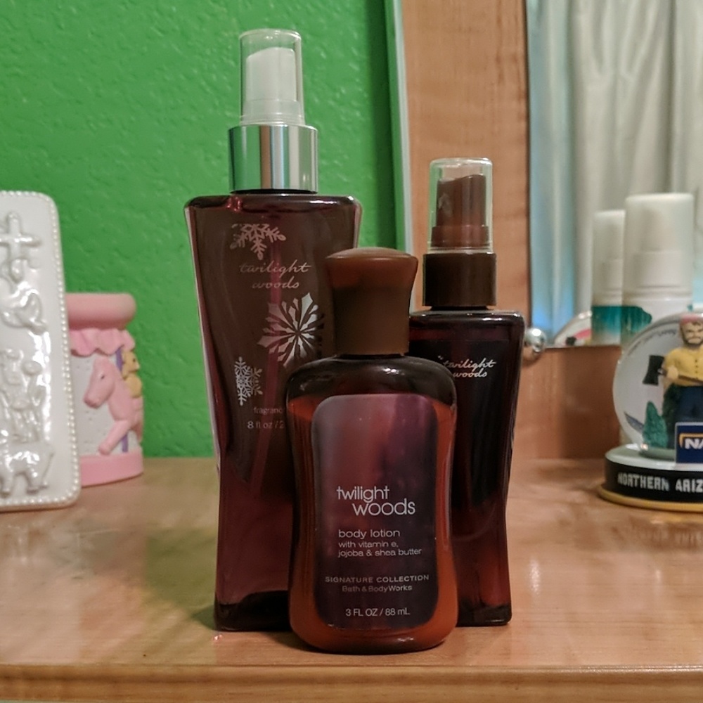 Bath and body works mist and body lotion set